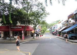 のどかな昼間のHolland Village