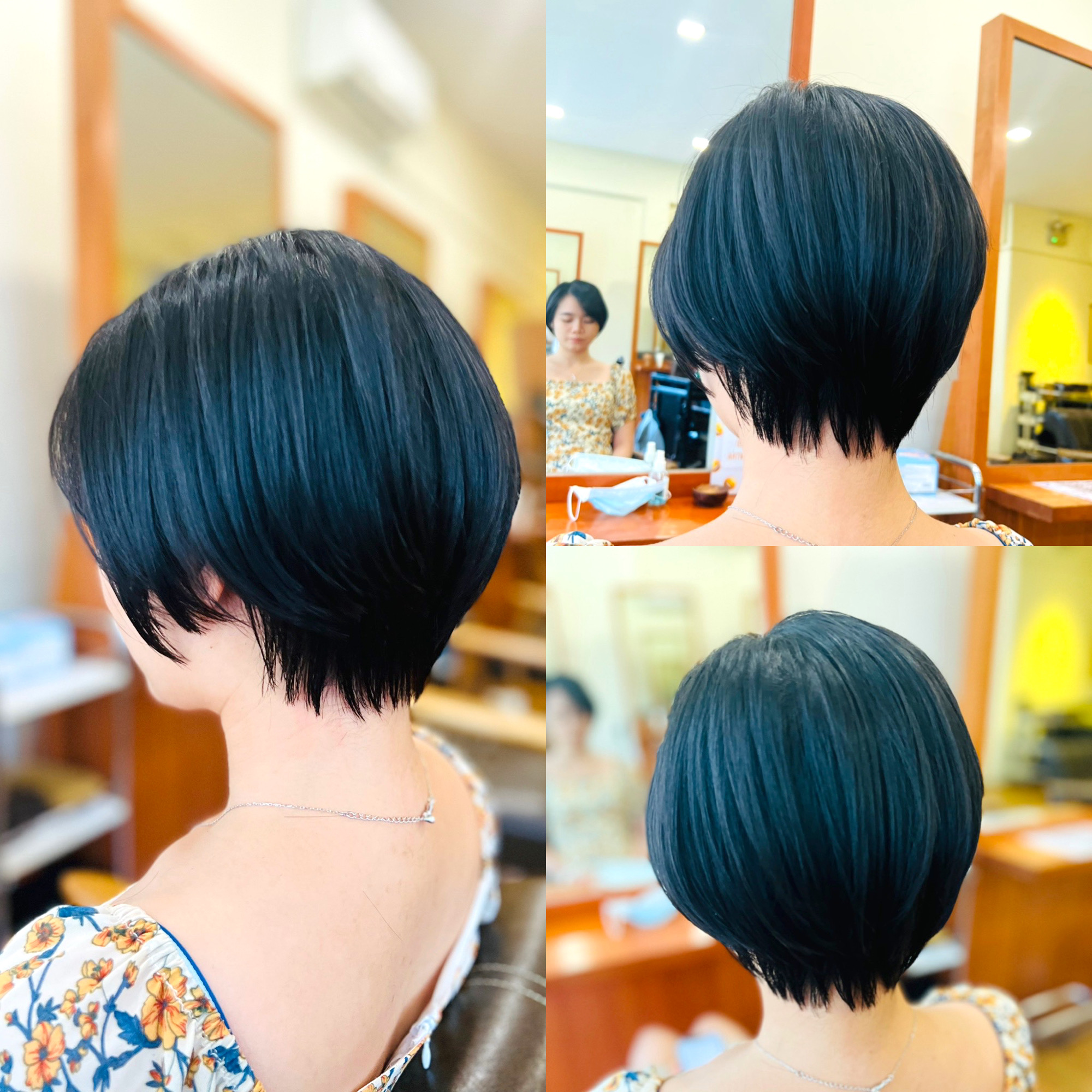 hair salon singapore Short hair cut
